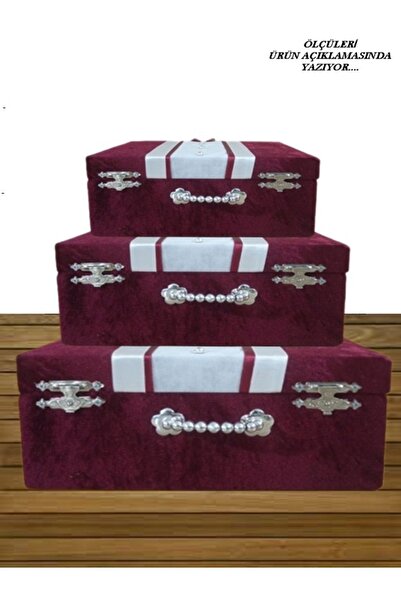 Sonem Çeyiz حقيبة العروس والعريس مكونة من 3 قطع - المهر 0130