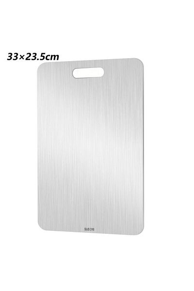 Choice 34x23cm Thickened Stainless Steel Cutting Board Antibacterial and Mildew-proof Household Cutting Boa