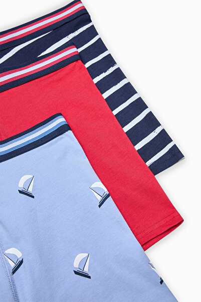 Penti Ανδρικό Blue Sailor 3 τεμαχίων πολύχρωμο μπόξερ