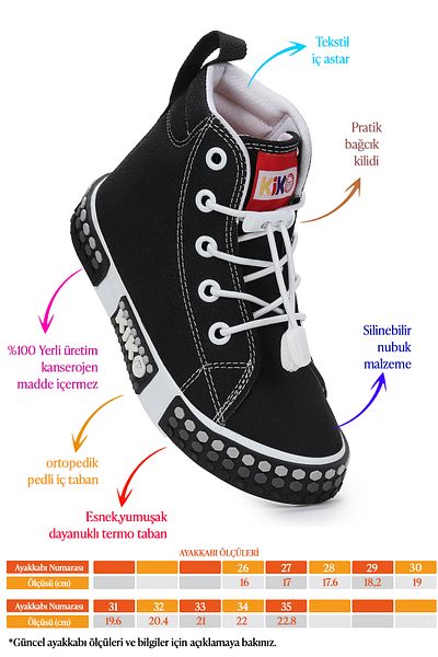 Kiko Kids Boy's Daily Elastic Boots - Gamel