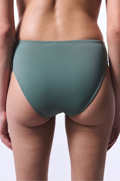 Penti Khakifarbener Bikini-Unterteil mit hoher Taille