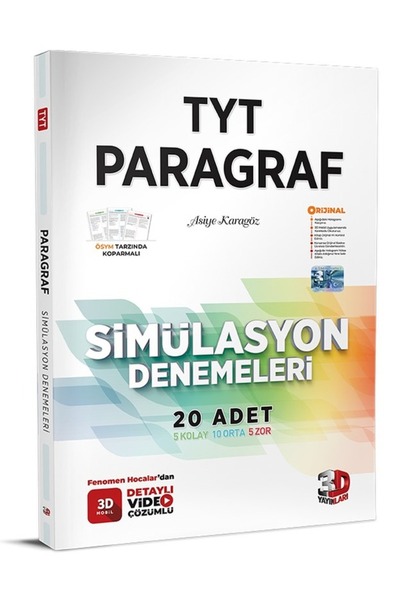 3D Yayınları Tyt Paragraf Similasyon Denemesi