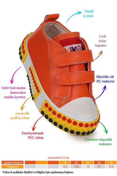 Kiko Kids حذاء رياضي كاجوال من Kach Velcro للأطفال الأولاد