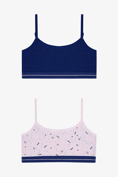Penti Girl's Unicorn Power 2-Piece Multicolor Crop Top