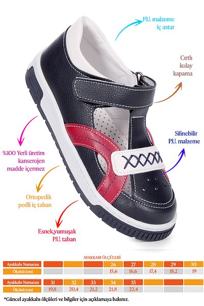 Kiko Kids Pantofi casual pentru băieți Arz 2320