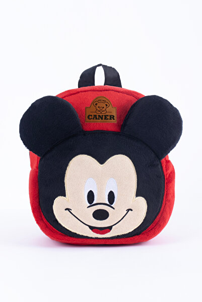 KidHug Mickey Mouse Erkek-kız Isimli Çocuk Çantası |soru Sor Isim Ilet| Çocuk Sırt Çantası At Tüyü Kumaş