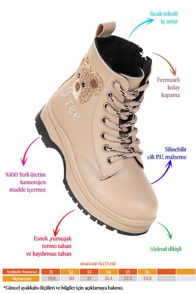 Kiko Kids Thermo Sole Girl's Boots 625 Όγκος