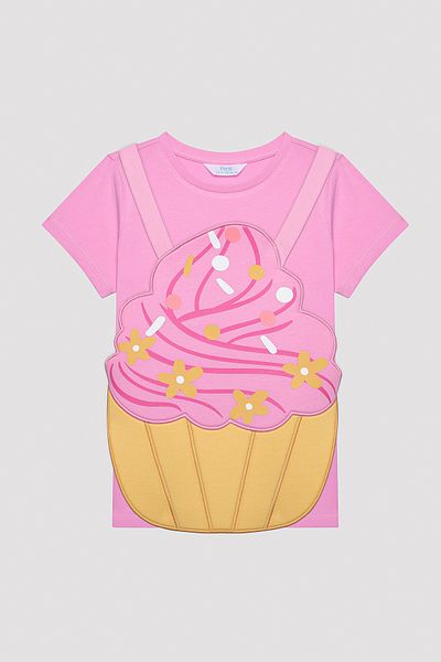 Penti Girl's Cupcake Multicolor Pajama Set