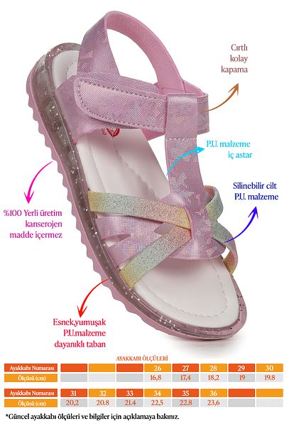 Kiko Kids Sandale pentru fetiță Arz 2350
