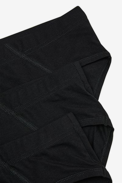 Penti Basic Tape Schwarzes 3-teiliges Slip-Höschen