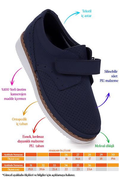 Kiko Kids Σχολικά παπούτσια περιτομής Circum Nubuck Velcro Boys