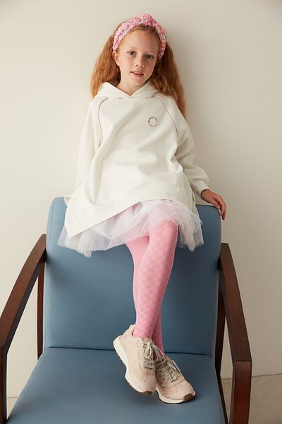 Penti Fuchsia Pretty Little Checkers Pantyhose