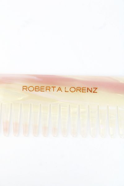 Roberta Lorenz Women's Roberta Lorenz Logo High Quality Bone Material 15 cm Comb