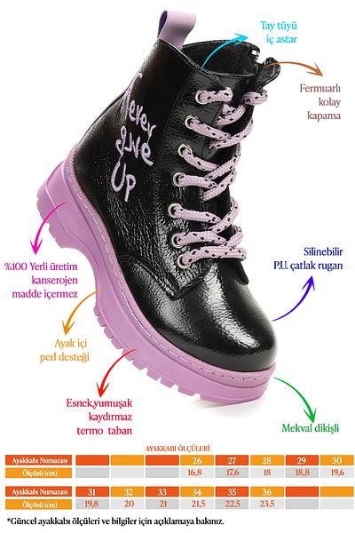 Kiko Kids Thermo Sole Girls Boots 610 Cracked