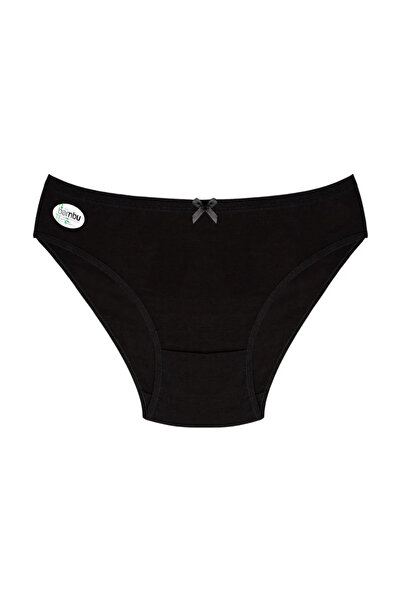 BUTİK1AVM Chiloți de damă din bambus Mărimea PLUS TALIE ÎNALTĂ 100% Bambus Ultra elastic Textura moale 4 buc.