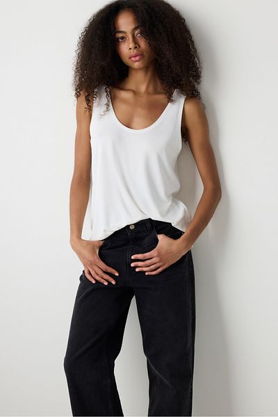 Penti White Strap Loose Modal Athlete
