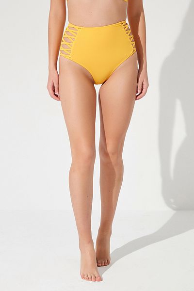 Penti Yellow Basic High Fashion Bikini Bottom