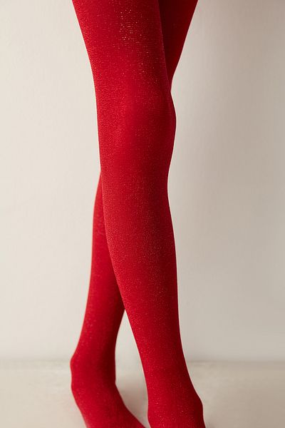Penti Pretty Red Shiny Pantyhose