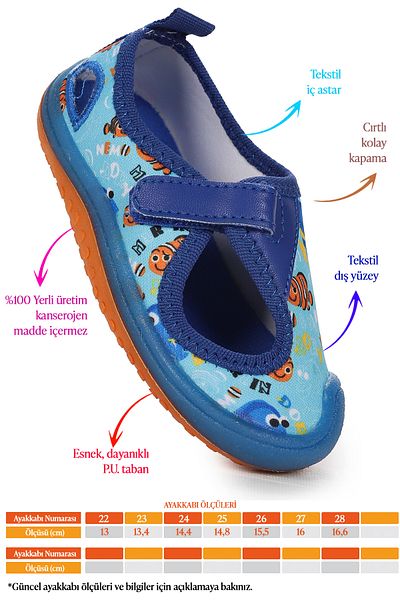 Kiko Kids 01 Aqua Baieti/Fete Sandale Papuci Pantofi