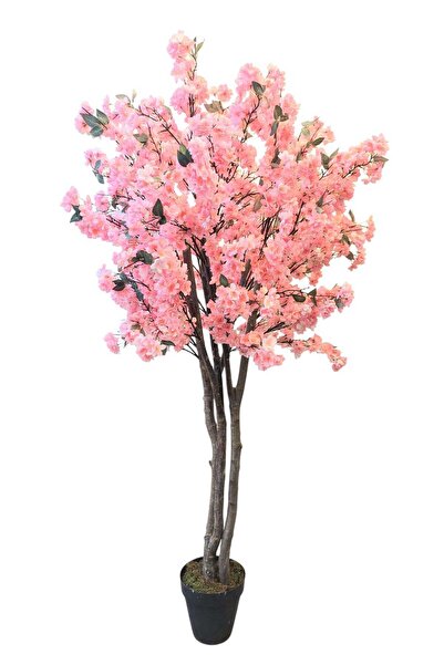 MAKİ DEKOR Yapay Ağaç Sakura Salon Bitkisi Pembe 180 Cm