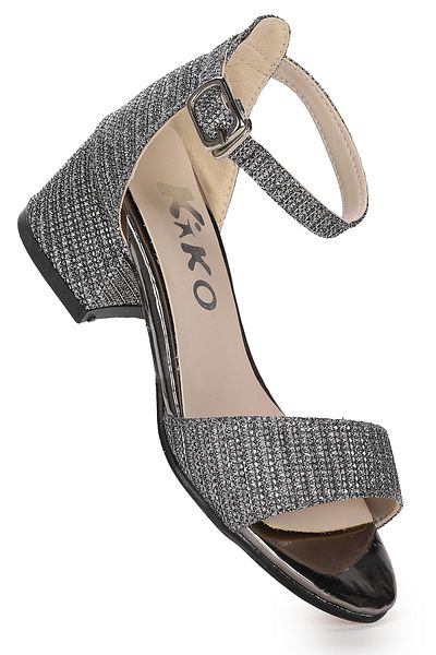 Kiko Kids Sandale cu toc de 3 cm Alexa Daily pentru fete