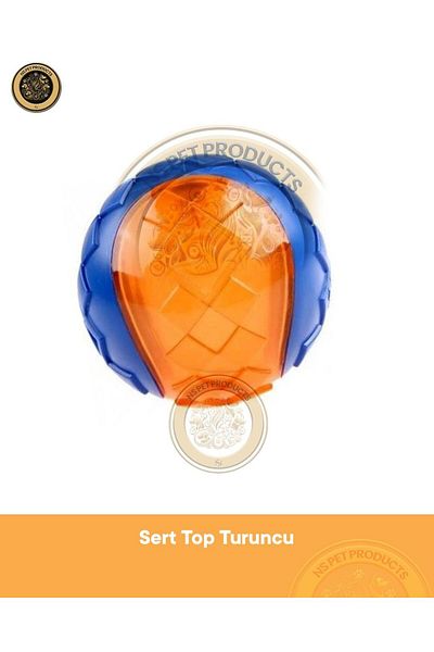Gigwi Ball Hard Ball 5 cm Transparent Orange
