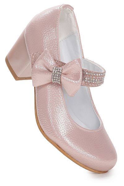 Kiko Kids Cameli Vakko Daily Pantofi de seara pentru fete cu toc de 4 cm