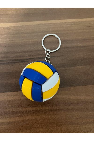 genomera Volleyball Ball Shaped Keychain
