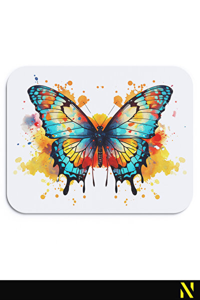 nilizma Mousepad ergonomic cu model fluture, bază anti-alunecare, pentru uz c...