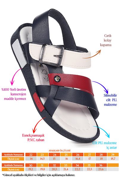 Kiko Kids Sandale Băieți Şb 2517-26
