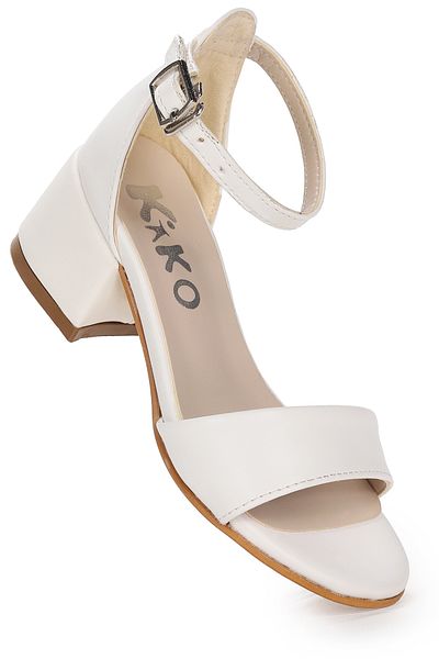 Kiko Kids Sheila Skin Daily Girl's 4 cm Heeled Sandals Evening Dress Shoes