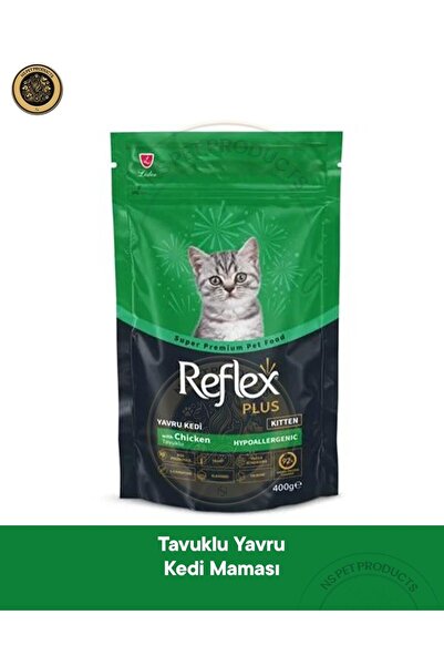 Reflex Plus Kitten Hypoallergenic Tavuklu Yavru Kedi Maması 400gr