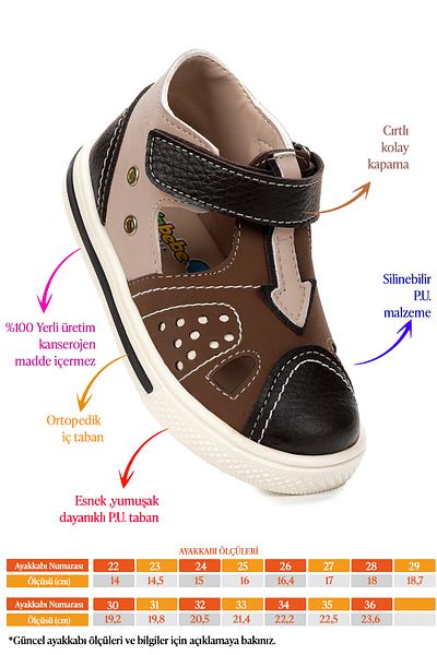 Kiko Kids Boy's Sandals Şb 26452807-13