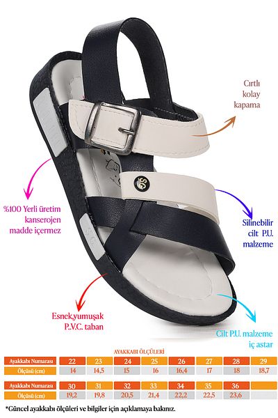 Kiko Kids Sandale Băieți Şb 2517-26