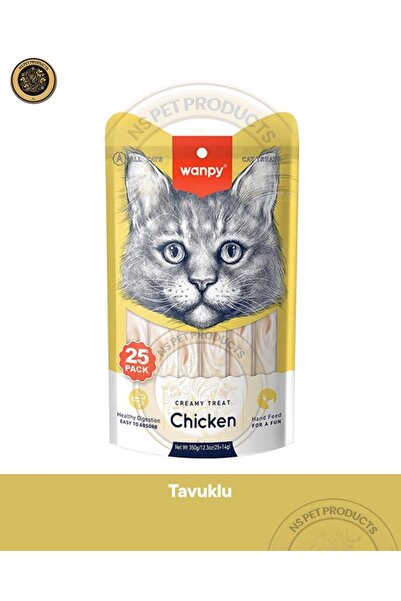Wanpy Tavuk Krema Kedi Ödül Maması 25x14 gr