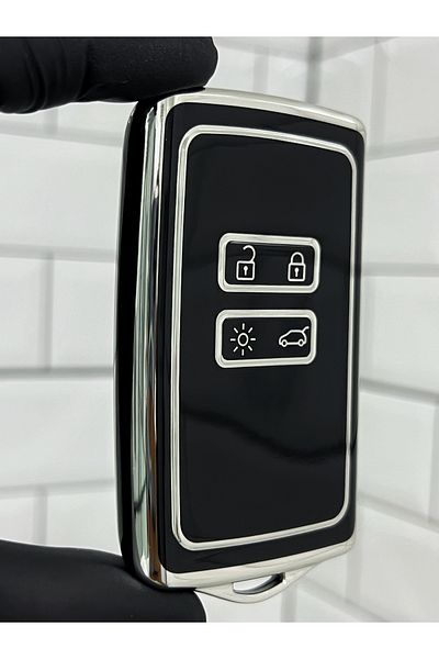 BARKAS ELEKTRONİK Dacia Duster Sandero Iii - Nano Key Case Black Silver Card Stepway