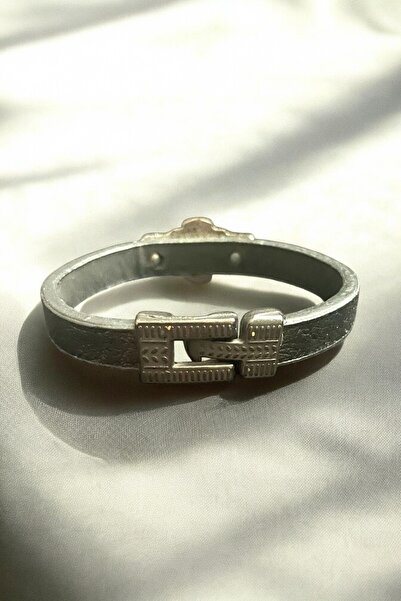 özgül takı ve tasarım Erkek Suni Deri 1881-1938 Atatürk Bilekliği