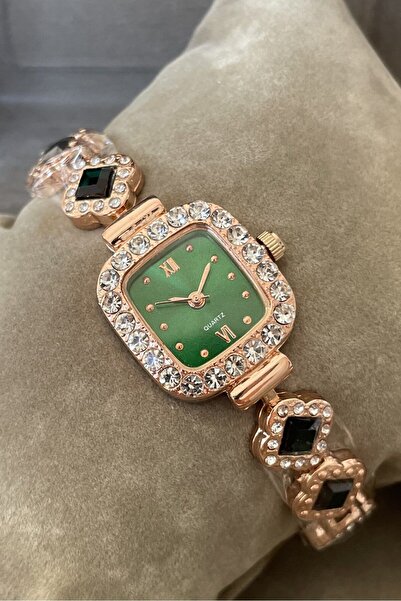 Leerybee Kadın Taşlı Vintage ATG-19 Kol Saati