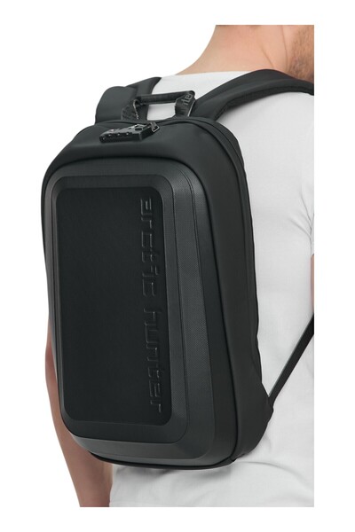 Arctic Hunter حقيبة ظهر للسفر مقاومة للماء ومضادة للخدش ومضادة للسرقة، ممتازة