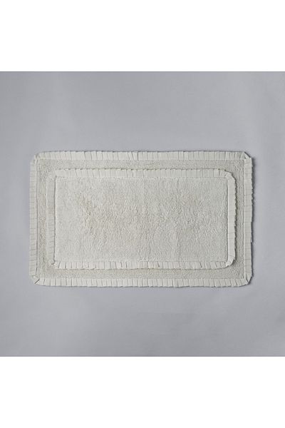 Linens Χαλάκι μπάνιου Ecru Ruffle 60X100 cm