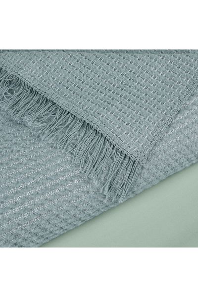 Taç Taç Boutique Nordic Cotton Single Blanket Mint