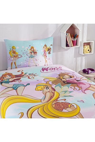 Taç Taç Licensed Winx Magic Single Cotton Duvet Cover Set