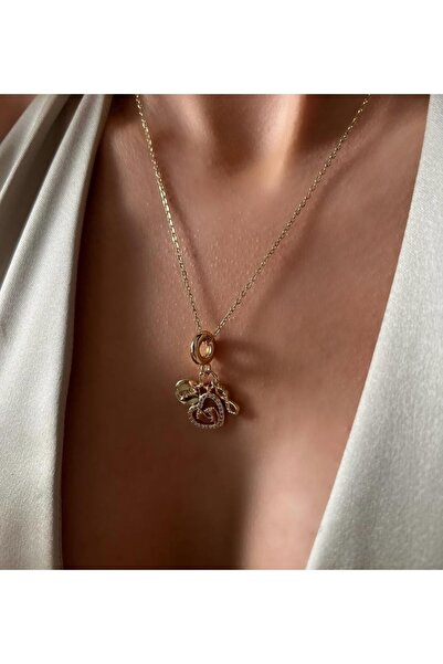 FOR YOU TAKI by Ezgi قلادة من الفولاذ بسحر الحب الأبدي