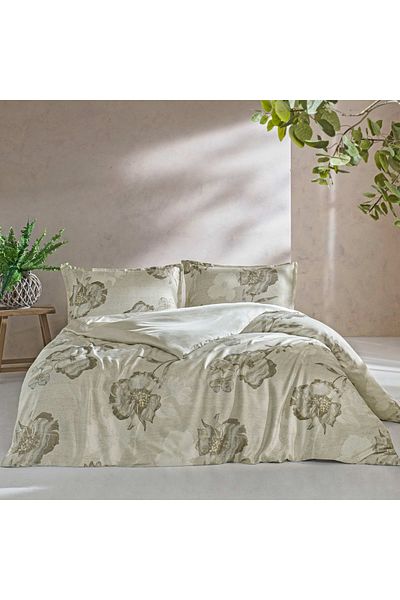 Taç Σετ Παπλωματοθήκη Taç Reborn Primrose Bamboo Διπλό Μπεζ