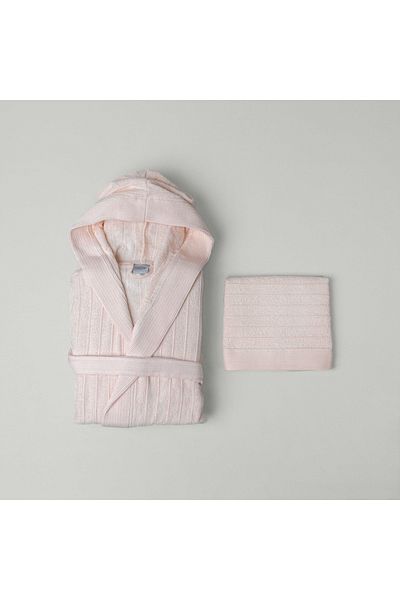 Linens Set halat de baie Jolia Cotton S/m Somon