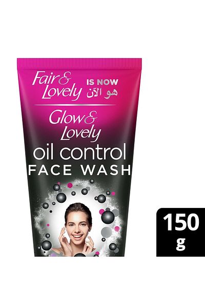 Glow & Lovely Face Wash Oil Control 150 G | Deep Cleansing, Acne Prevention & Fresh Matte Skin For All Day