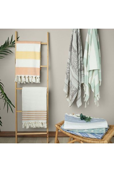 Linens Nossa 90x170 Cm Prosop De Plaja Galben