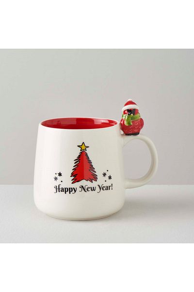 Linens Owl Stoneware 315 ml Mug