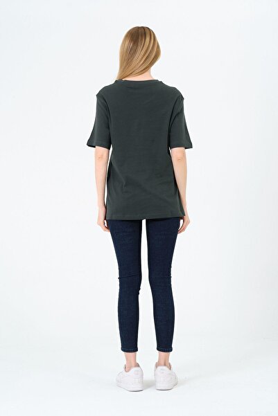 Rich Women's Crew Neck Short Sleeve Basic T-Shirt - Interlock Fabric