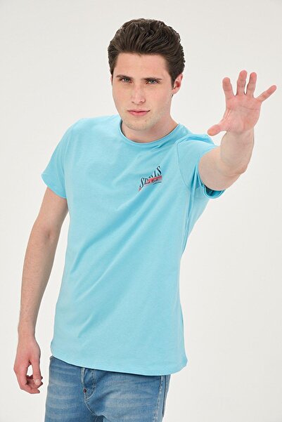 Rich Ανδρικό μπλουζάκι Washed Basic T-shirt 100% βαμβάκι